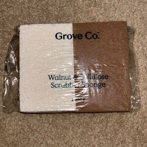 🆕 🧽 NWT Grover Co Walnut and Cellulose Scrubber Sponge, 2 Pack